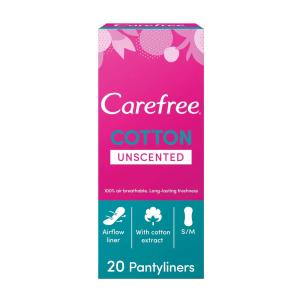 Carefree Normal With Cotton Extract Pantyliners 20s
