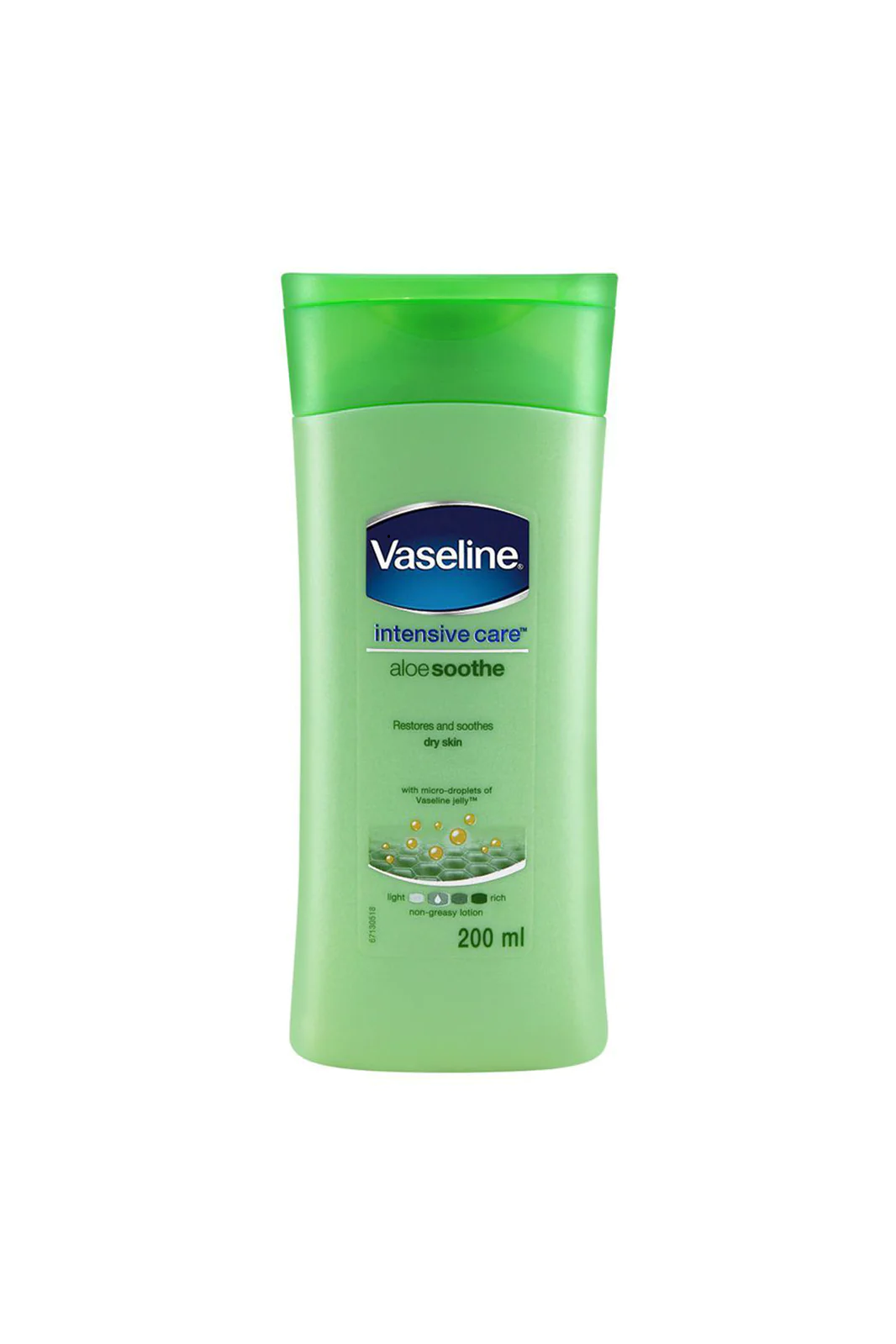 Vaseline Aloe Soothe Intensive Care Lotion 200ml