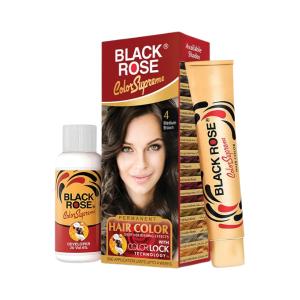 Black Rose Hair Colour No 4 Medium Brown