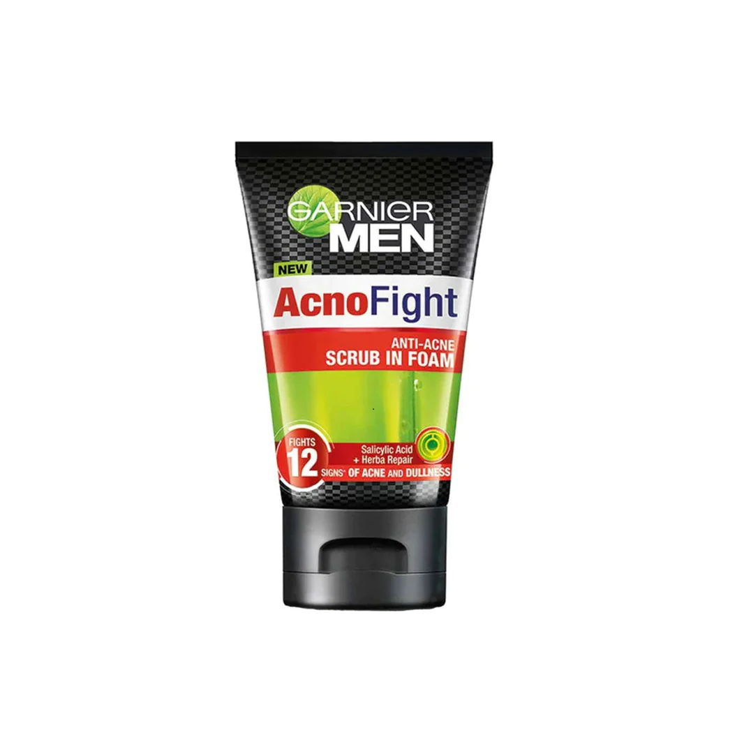 Garnier Men Acno Fight Scrub In Foam 100ml